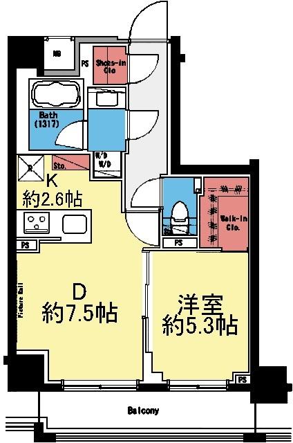 ザ・パークハビオ横浜山手 間取り図画像