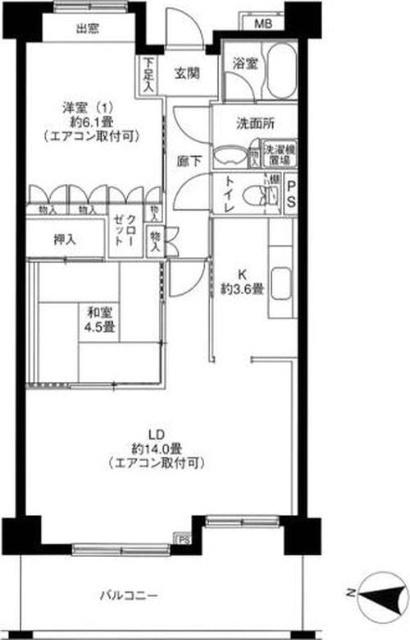 リバーサイド長島 間取り図画像