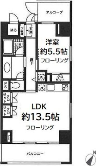 ロジュマン湘南 間取り図画像