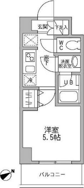 パークフラッツ横濱平沼橋 間取り図画像