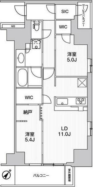 ＷＯＲＶＥ横浜伊勢佐木町 間取り図画像