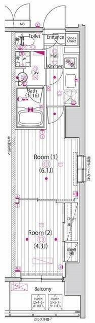 ガーラ横濱関内グランドステージ 間取り図画像