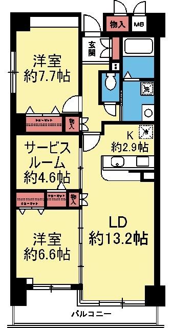 LONG VERSANT 間取り図画像