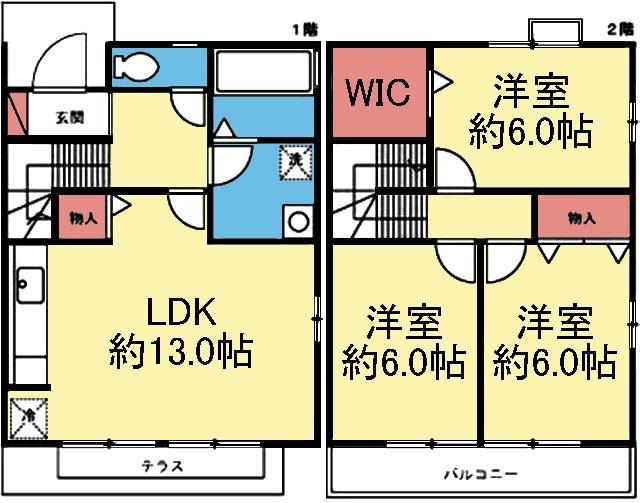 ポート・セジュールA 間取り図画像