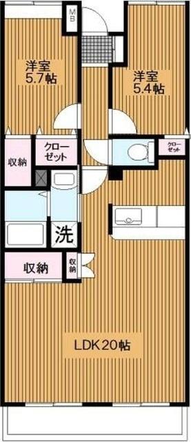 クレールメゾン都筑 間取り図画像