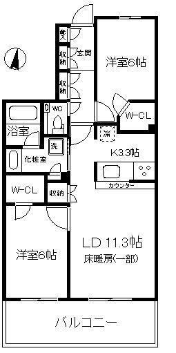 南成瀬テラス 間取り図画像