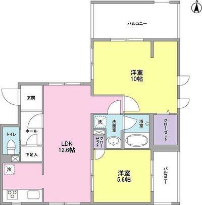 フェリチターレ 間取り図画像