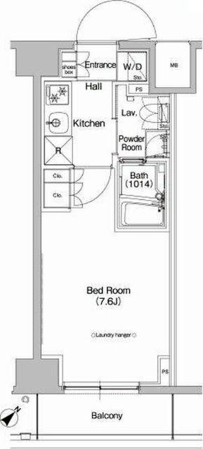 プラウドフラット登戸 間取り図画像