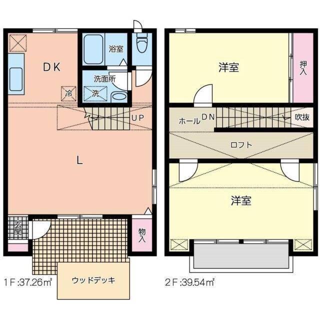 ラ・フランスドゥ 間取り図画像