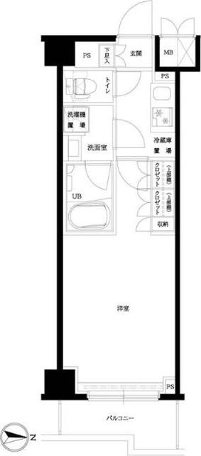ルーブル武蔵新城六番館 間取り図画像