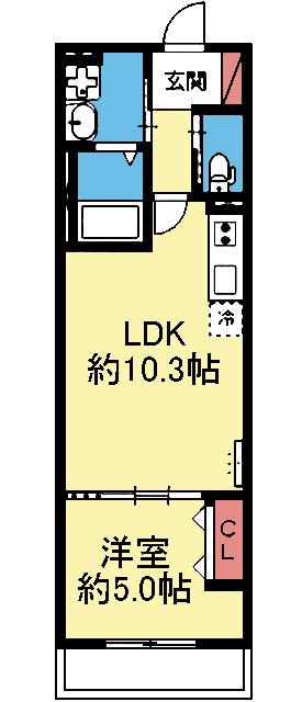 リオグランデ東戸塚 間取り図画像