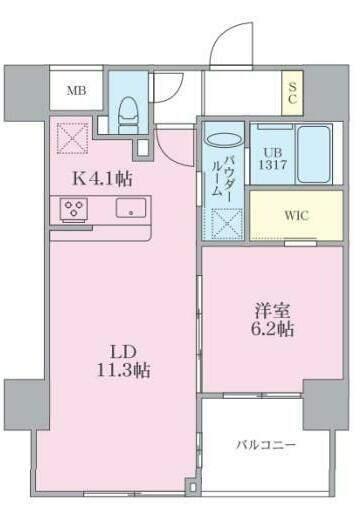 ミ・レコルテ新横浜 間取り図画像