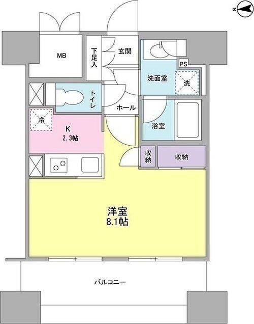 スタイリオ横浜反町 間取り図画像