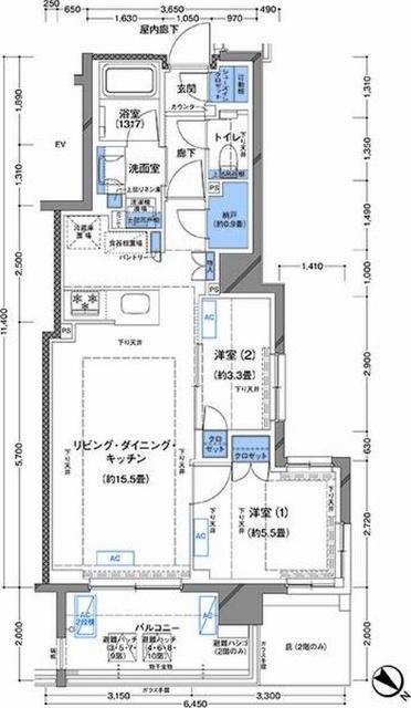 ラティエラ横濱大通り公園 間取り図画像