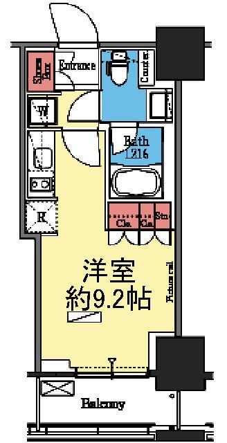 パークアクシス横濱関内SQUARE 間取り図画像