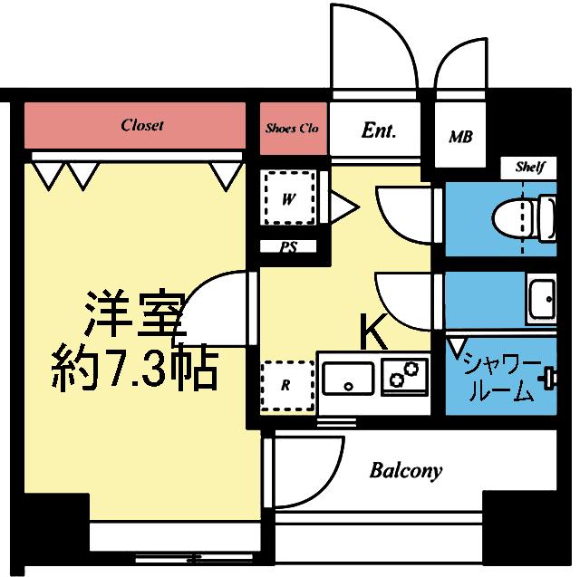 セジョリ横浜みなとみらい 間取り図画像