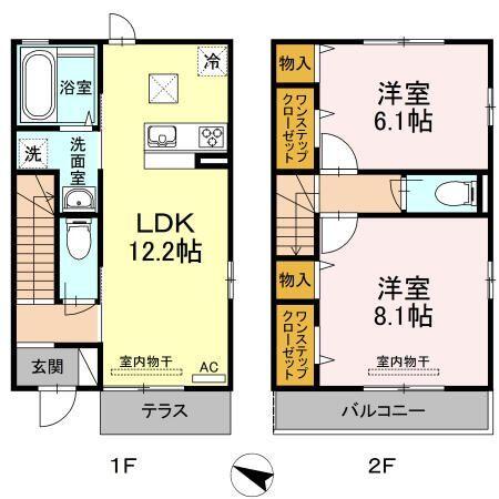 Ｇ・ＦＯＲＥＳＴ 間取り図画像