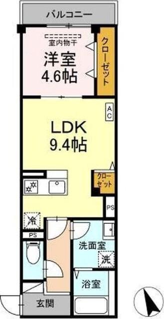 ＳＫＥＹ　ＲＥＳＩＤＥＮＣＥ塚越 間取り図画像