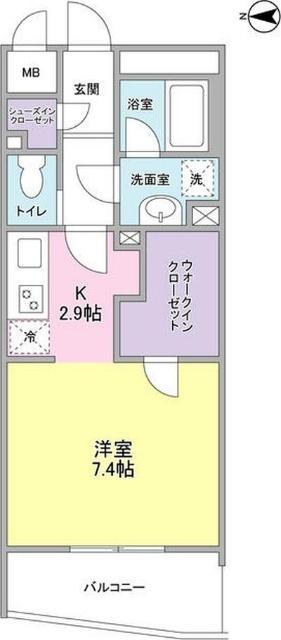 プレディアスタイル横濱沢渡 間取り図画像
