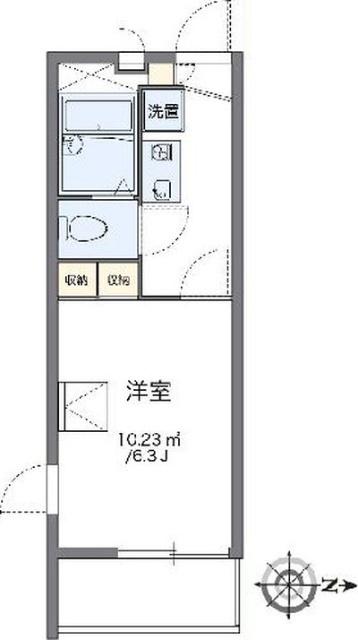 レオパレス横濱ヴィラ 間取り図画像