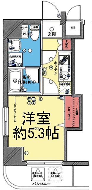 ザ・プレミアムスイートヨコハマ 間取り図画像