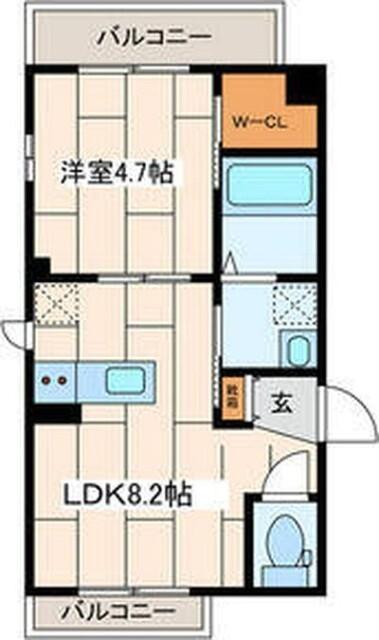 サンハイム横浜 間取り図画像