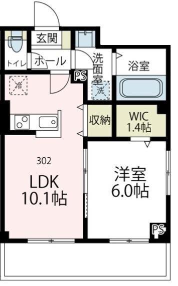 リ・ブラン 間取り図画像