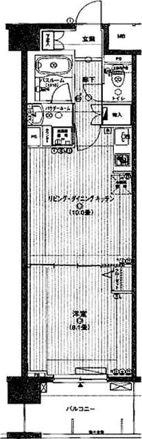エルエープライル新横浜 間取り図画像
