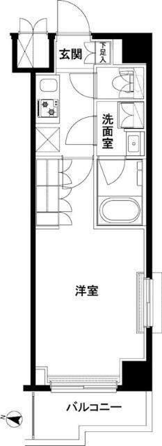 ルーブル武蔵小杉六番館 間取り図画像