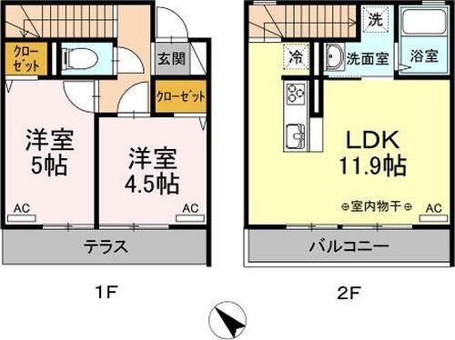 ソワニエ松が岡 間取り図画像