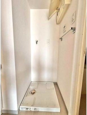 室内洗濯機置き場です