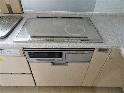 3口グリル付きIHコンロ