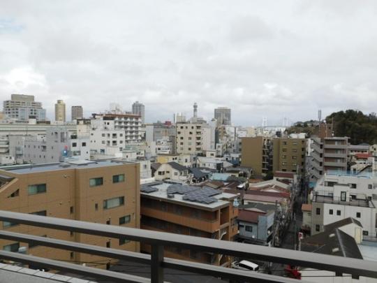 同向き別階の眺望