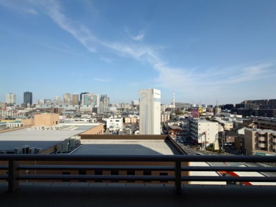 バルコニー正面の眺望