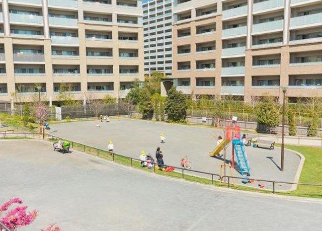 江ケ崎町公園：100m