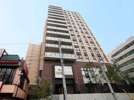 外観タイル張りです