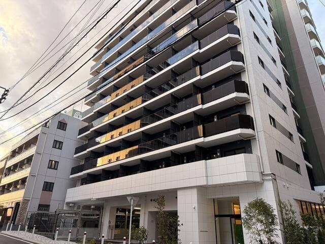 外観タイル張りです