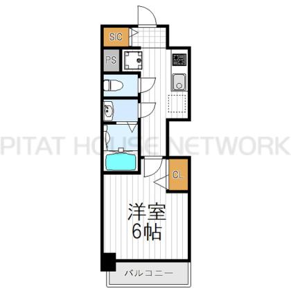 プレミアムコート天王寺EAST 間取り図写真