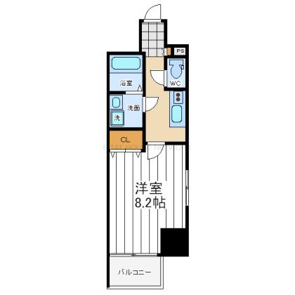 ピアグレース上本町 間取り図写真