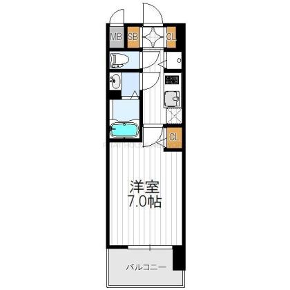 大阪市阿倍野区天王寺町南マンション 間取り図写真