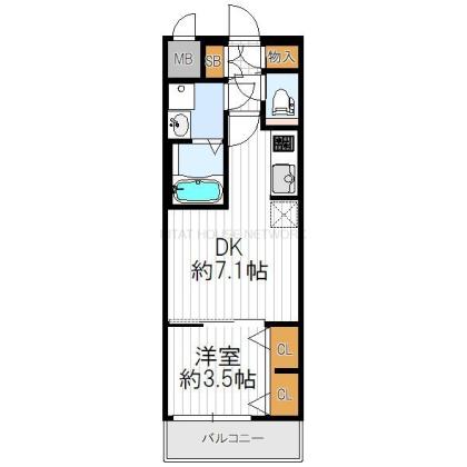 レオンコンフォート天王寺東 間取り図写真