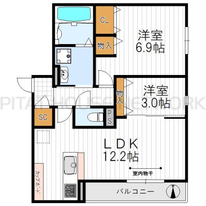  間取り図写真
