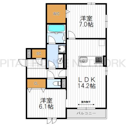 Vievle阿倍野播磨町 間取り図写真