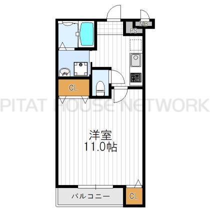 ルアン阿倍野 間取り図写真