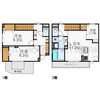  間取り図写真