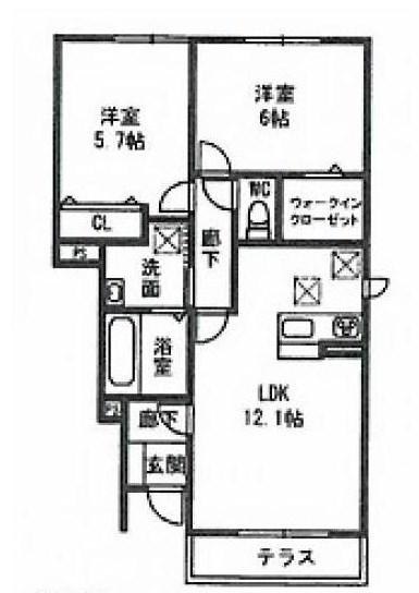  間取り図写真