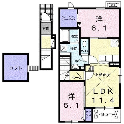 エタニティー　Ⅰ（201） 間取り図画像