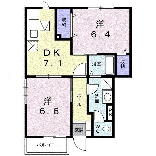 エスペランサ（101） 間取り図画像