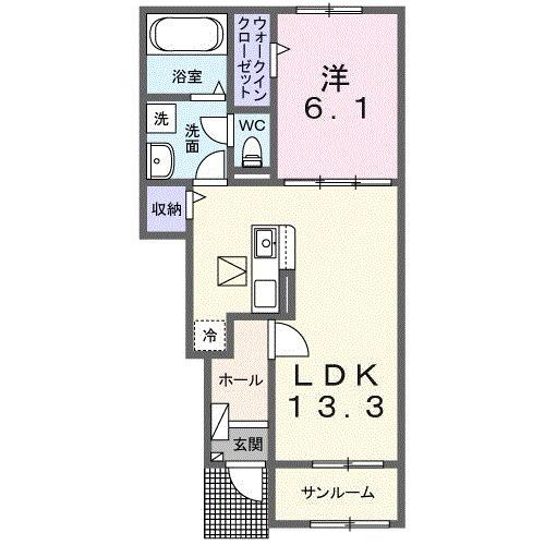 フラン　メゾン　オーブ（103） 間取り図画像