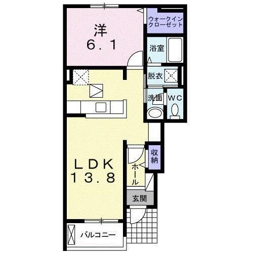 ベル　フローラ（102） 間取り図画像
